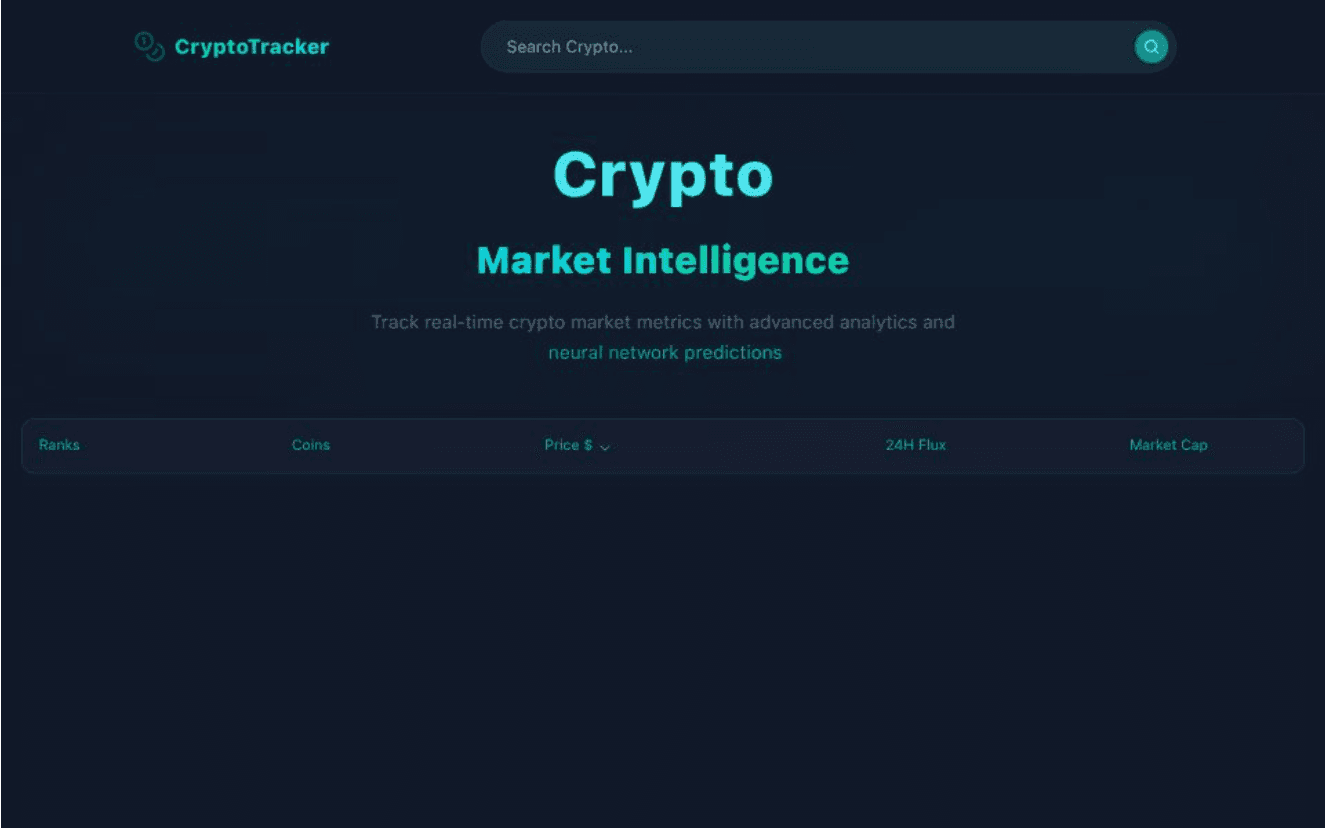 Crypto Live-Tracker